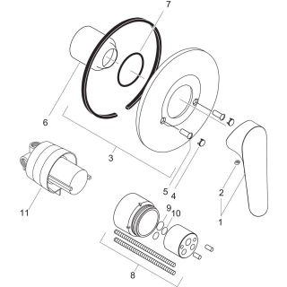 Смеситель Hansgrohe Logis E для душа 71608000